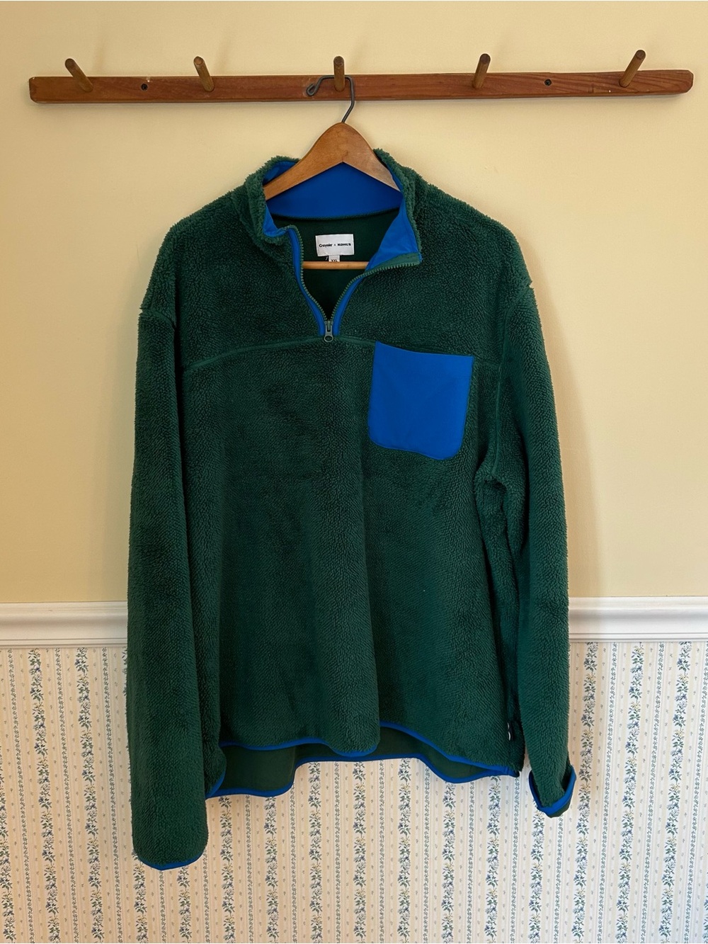 Crayola x Kohl’s Sherpa Pullover Quarter Zip Sweater/Sweatshirt